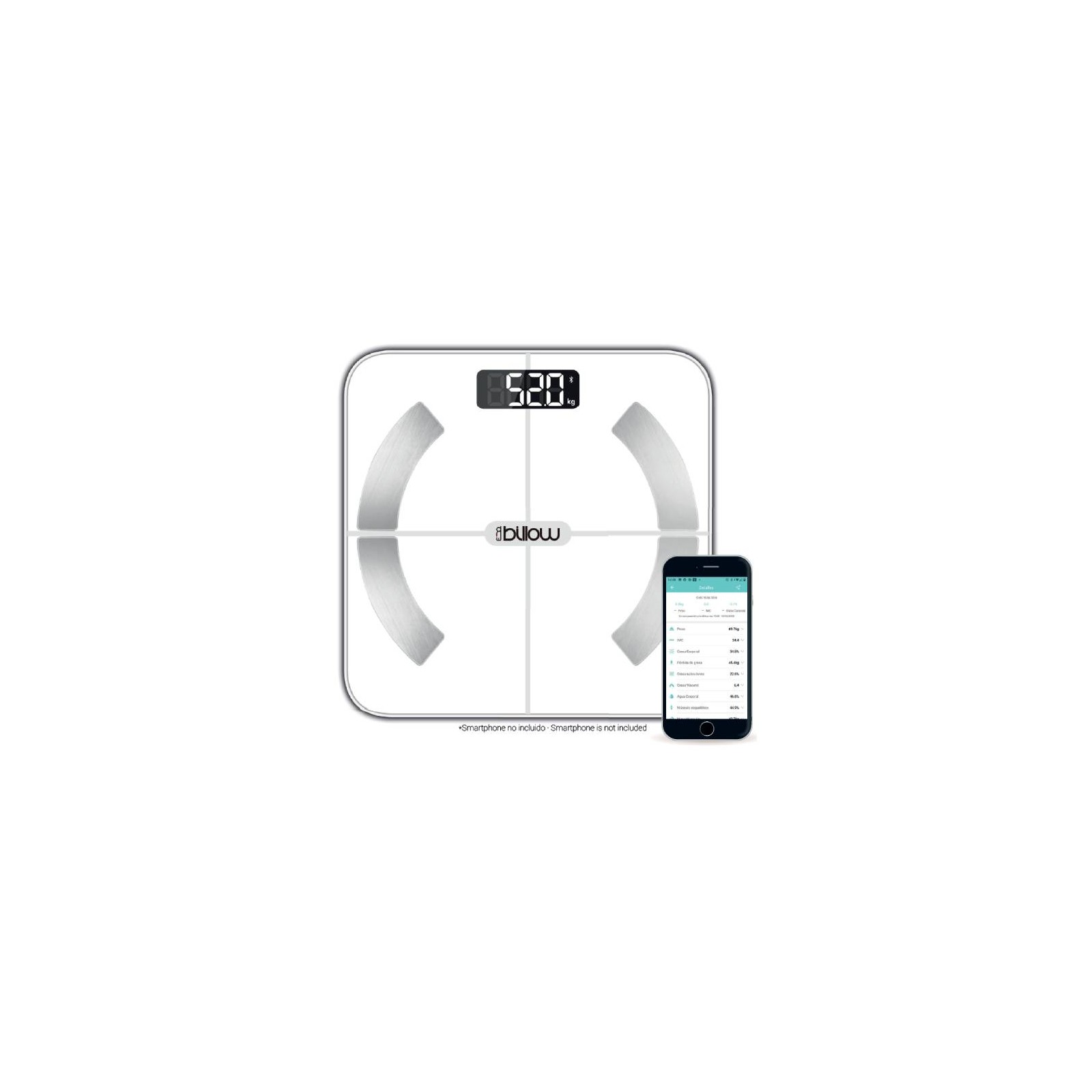 Xfit Composition Scale Billow Bathroom Scale