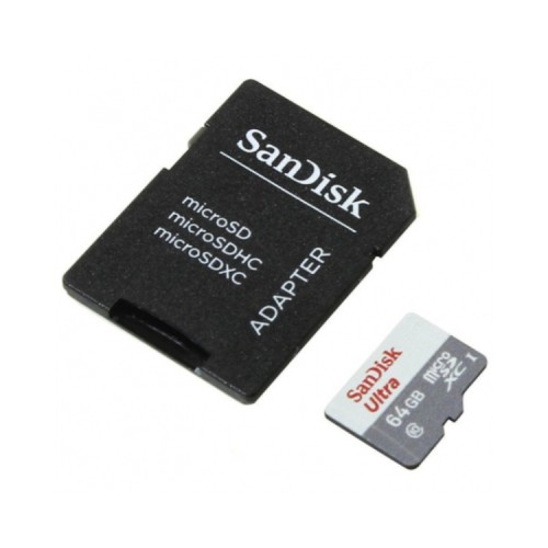 Micro SD 64 GB 1 Adaptador Class 10 Sandisk