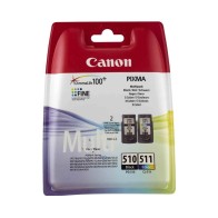 Multipack de Cartuchos Canon PG510 CL511 para Impresión Eficiente