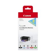 Multipack de Cartuchos de Tinta Canon CLI-8 para Impresiones de Calidad