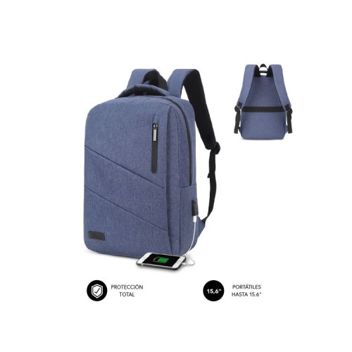 Mochila City Backpack 15.6 pulgadas Azul Subblim