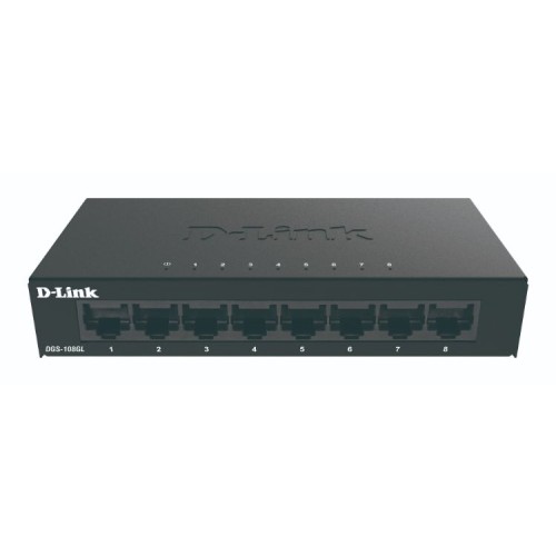 D-Link 8-Port Metal Gigabit Switch with QoS