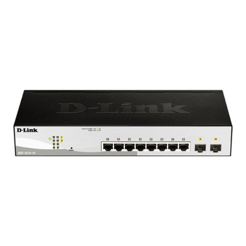 Switch D-Link de 10 Puertos Smart Managed con 2 Combo 1000BASE-T/SFP