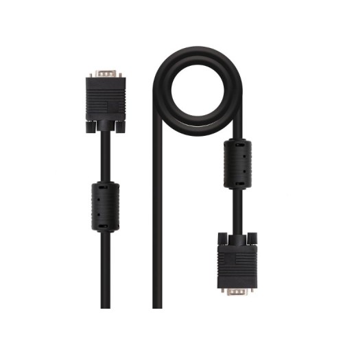 Nanocable 1m SVGA Monitor Cable with Ferrite