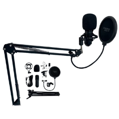 Micrófono XLR Pro Kit Negro Keepout