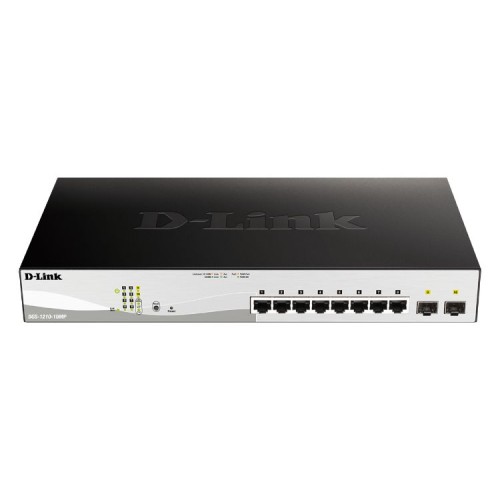 Switch D-Link de 10 Puertos Smart POE+