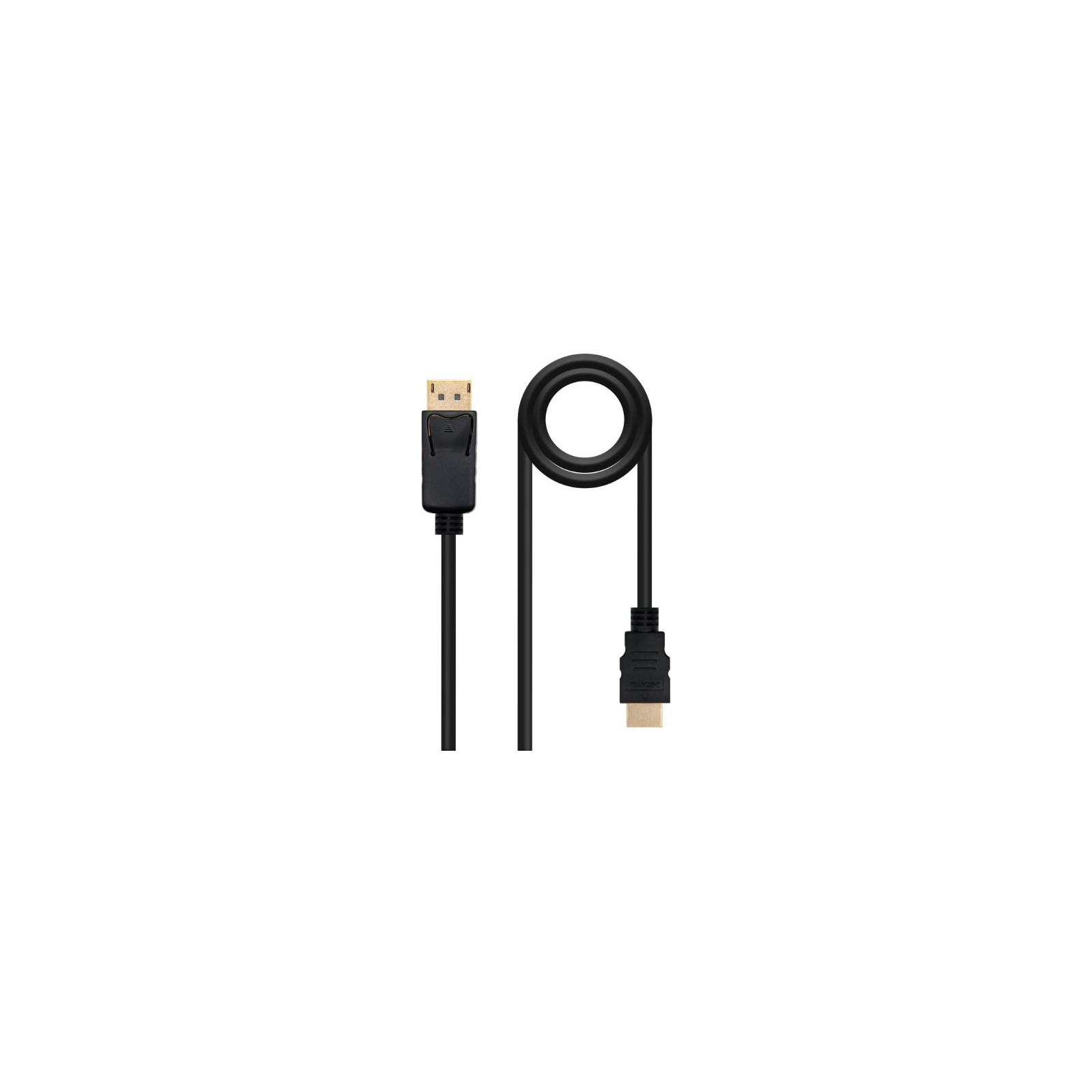 Conversor Displayport A Hdmi 0.5 M Negro Nanocable