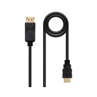 Conversor Displayport A Hdmi 0.5 M Negro Nanocable