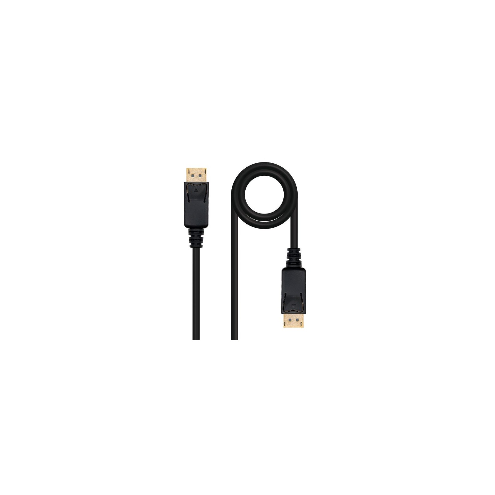 Nanocable 1.5M DisplayPort DP Male to Male Black