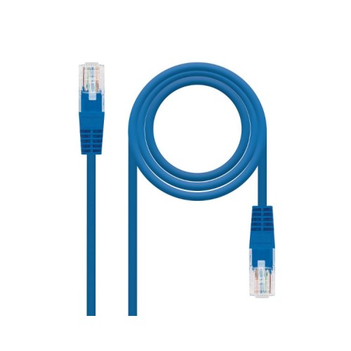 Cable Ethernet RJ45 UTP Cat6 0.30 M Azul