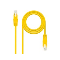 Cable De Red Latiguillo RJ45 UTP CAT6 0.25 M Amarillo