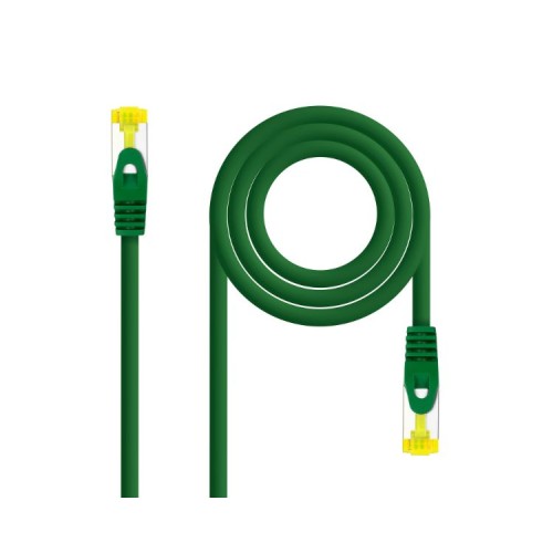 Cable De Red Latiguillo RJ45 SFTP Cat6A 0.30 M Verde