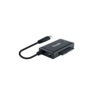 Adaptador USB 3.0 USB-A a SATA Para Discos Duros 2.5''-3.5'' Negro