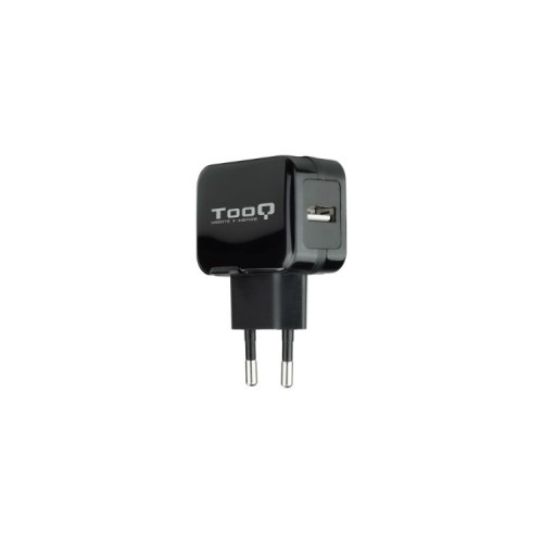 Cargador Pared Automático 1xUSB 5V 2.4A Negro Tooq