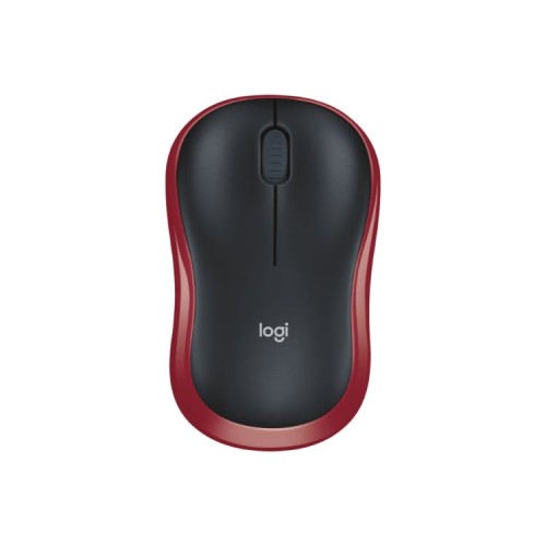 Ratón Óptico Wireless M185 Rojo Logitech