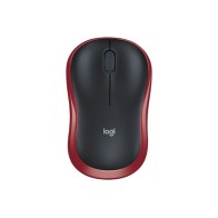 Ratón Óptico Wireless M185 Rojo Logitech