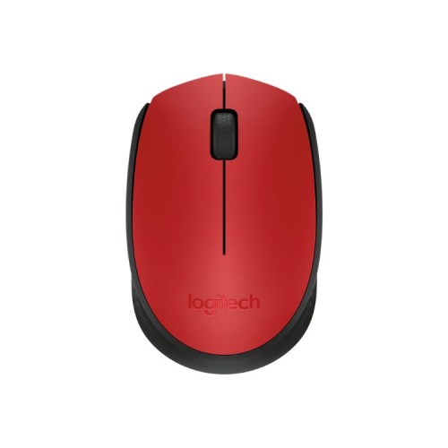 Logitech Wireless Optical Mouse M171 Red