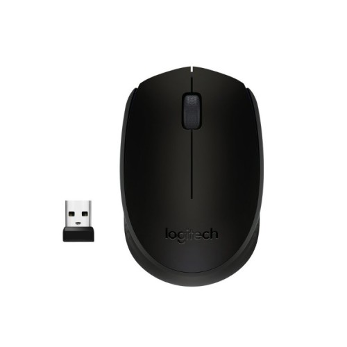 Ratón Óptico Inalámbrico Logitech B170 con Receptor Nano