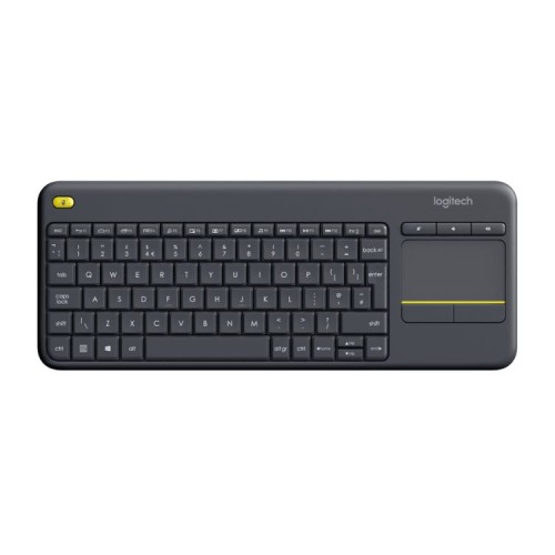 Logitech K400 Wireless Keyboard with Touch Pad Black