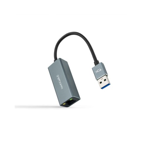 Conversor USB 3.0 a Ethernet Gigabit 15 Cm Gris Nanocable