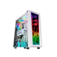 Caja Semitorre ATX Frame 4000D Blanca Corsair