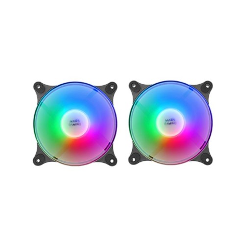 Ventiladores Duales FRGB MFDUO 12 de Mars Gaming