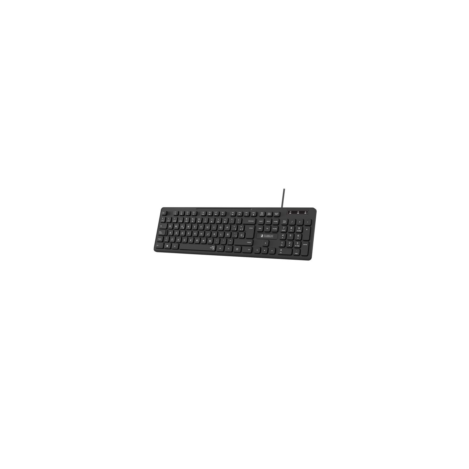 Teclado Business Slim Silencioso Con Cable Subblim