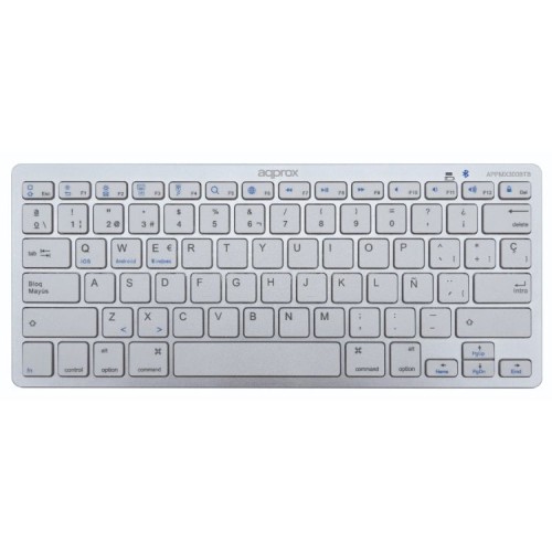 Approx MX300 Wireless Bluetooth Keyboard Silver