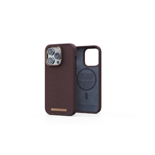 MagSafe iPhone 14 Pro Dark Brown Leather Case Njord