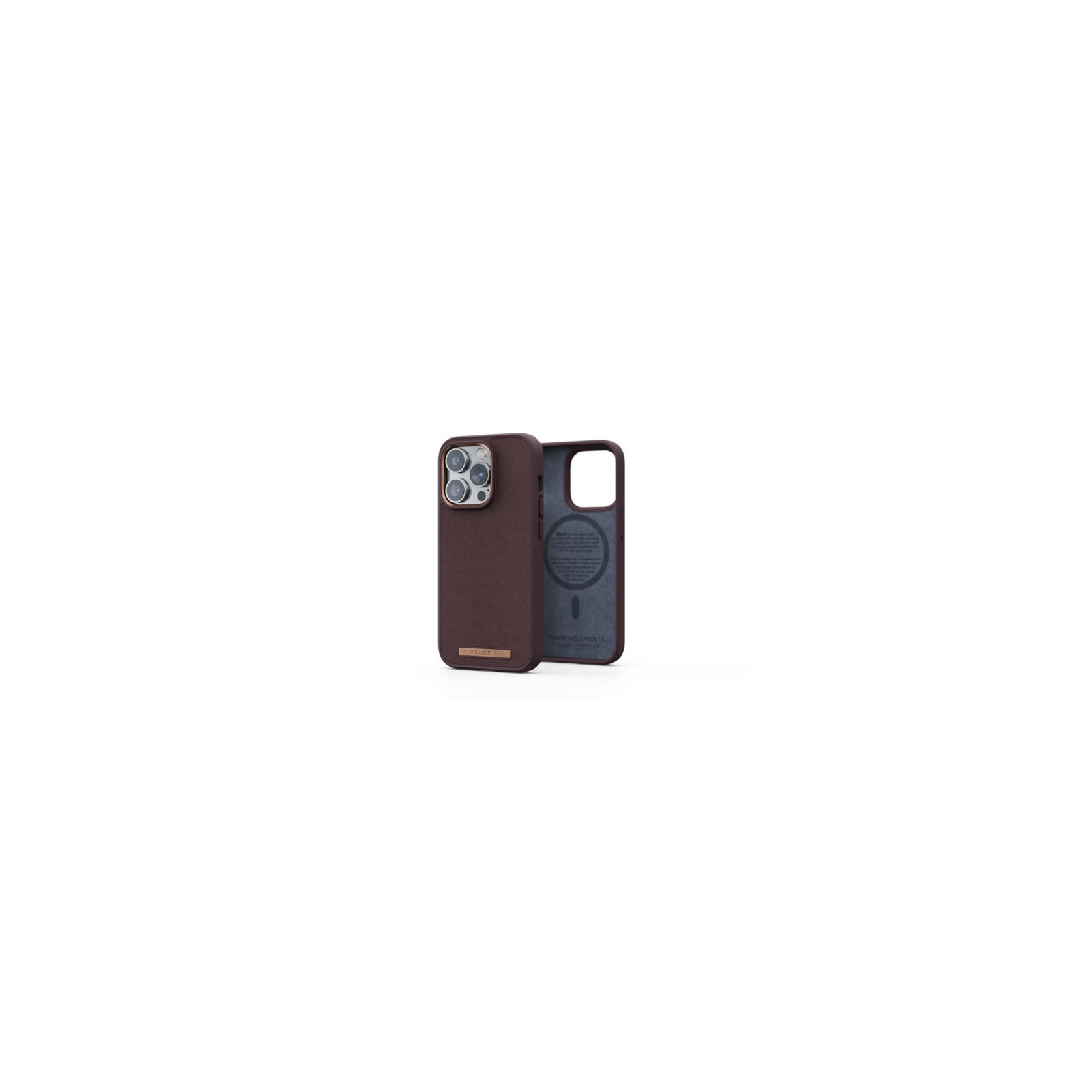 MagSafe iPhone 14 Pro Dark Brown Leather Case Njord