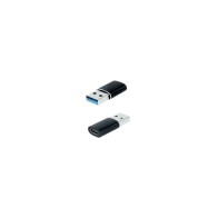 USB-A 3.1 to USB-C Adapter Black Nanocable