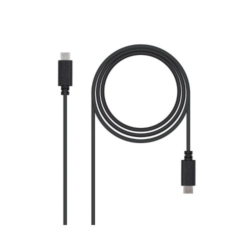 Cable Usb 2.0 3a Tipo Usb-c/m-usb-c/m 2 M Negro Nanocable