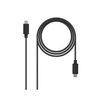 Cable Usb 2.0 3a Tipo Usb-c/m-usb-c/m 2 M Negro Nanocable