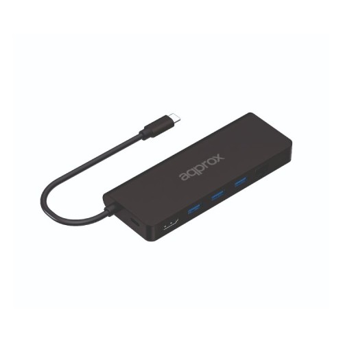 Approx 8-Port USB Type-C Hub Black