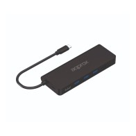 Hub de 8 Puertos USB Tipo-C Negro Approx