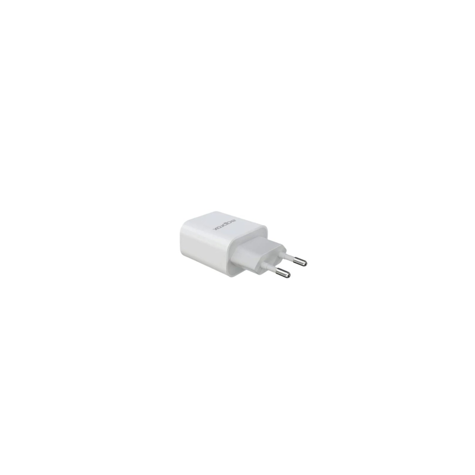 Cargador USB de Viaje/Pared 3.0 + Cable Type-C 18W Blanco