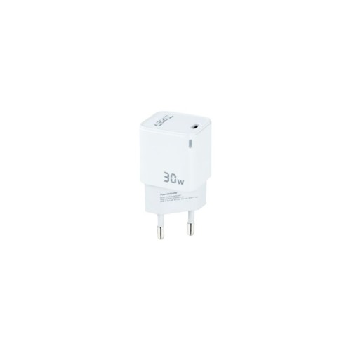 Cargador de Viaje GaN USB-C/PD 30W Blanco Tooq