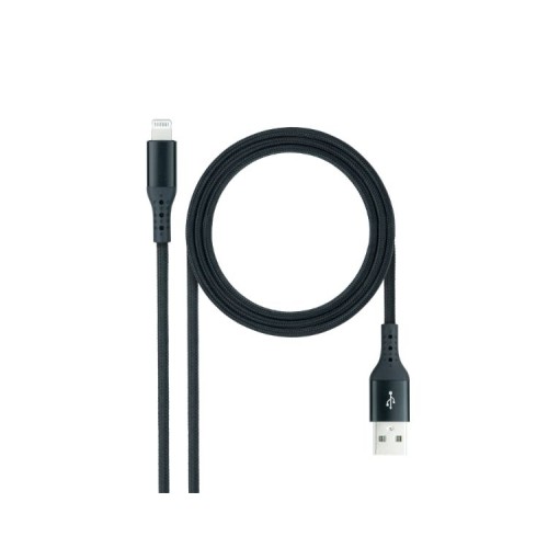 Cable Lightning A USB 2.0 1 M Negro