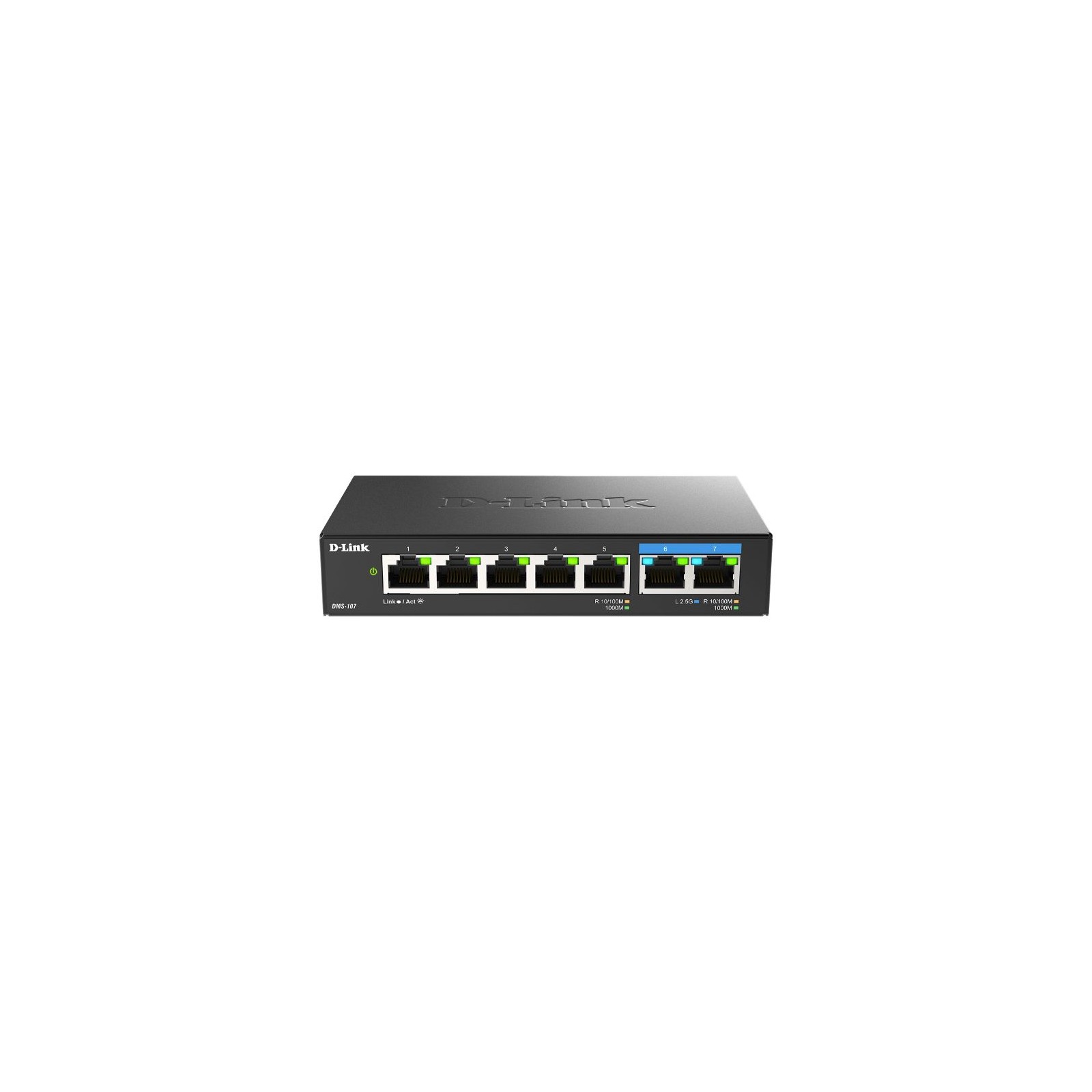 D-link Switch 7 Puertos 10/100/1gbit W/2 Puertos 2.5g