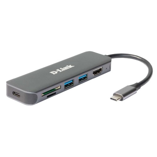 Estación de Acoplamiento USB-C 6 en 1 D-Link