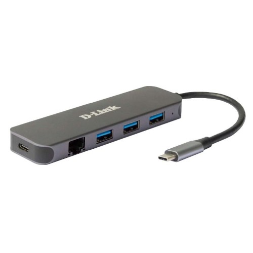 Estación de Acoplamiento D-Link USB-C 5 en 1