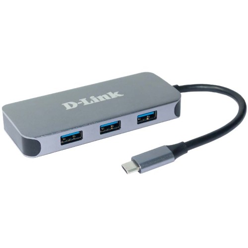 D-Link USB-C 6-in-1 Docking Station with HDMI and Ethernet