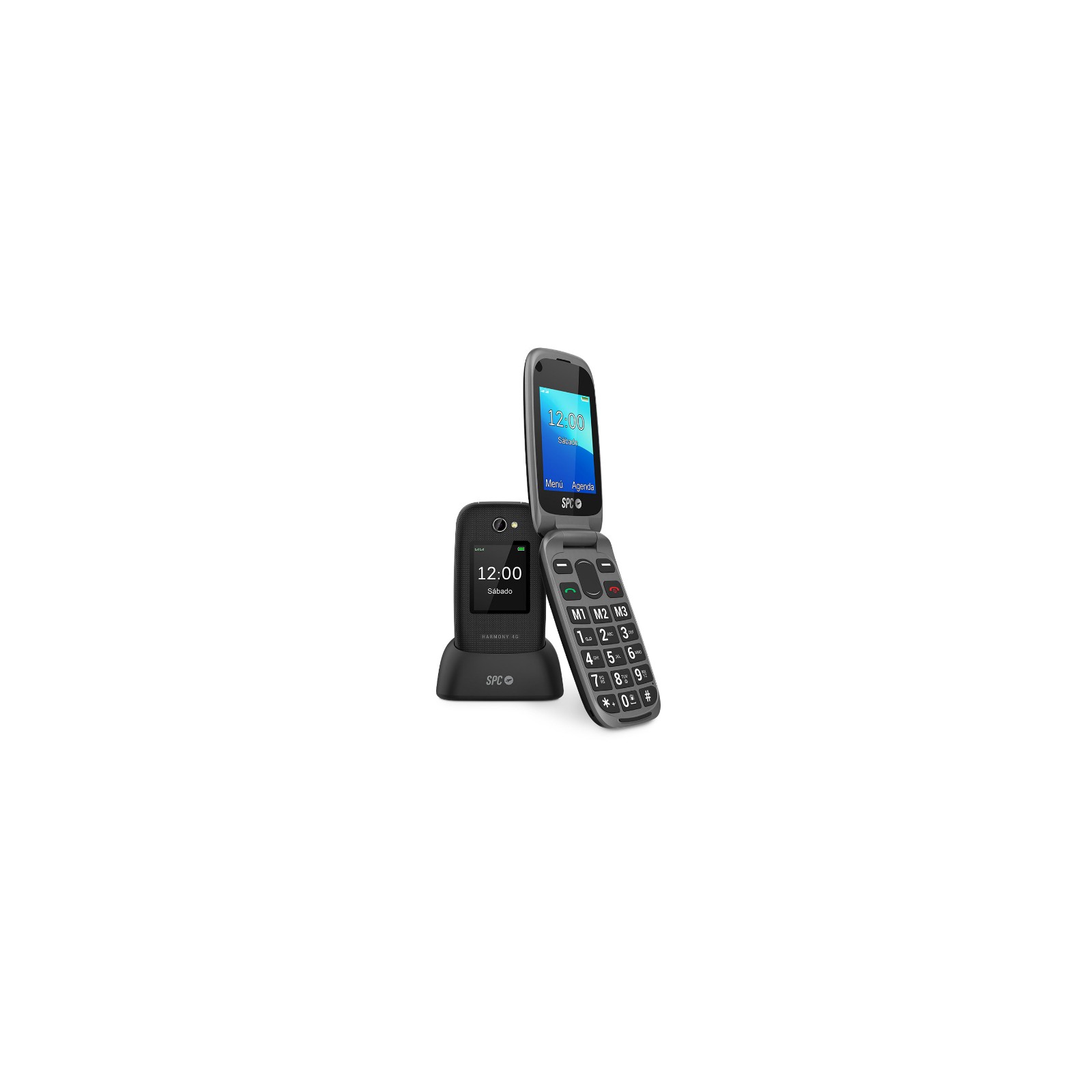 SPC Harmony 4G Senior Mobile Phone Black