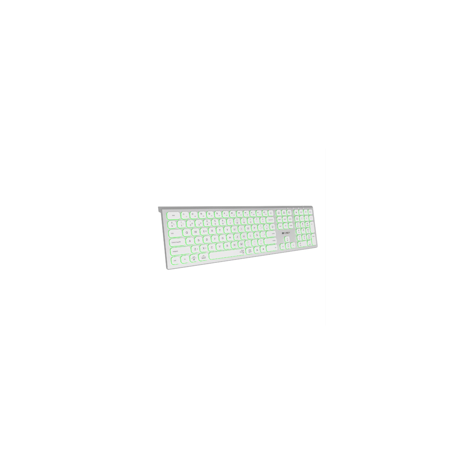 Subblim Wireless Master RGB Extended Keyboard Silver/White