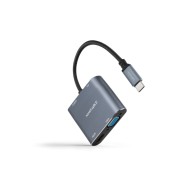 Conversor USB-C a HDMI VGA USB 3.0 PD 15cm Nanocable