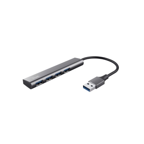 Hub Halyx Aluminium USB-A 3.2 Gen 1 con 4 Puertos USB-A Trust