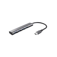 Trust Halyx Aluminium USB-C Hub with 4 USB-A Ports