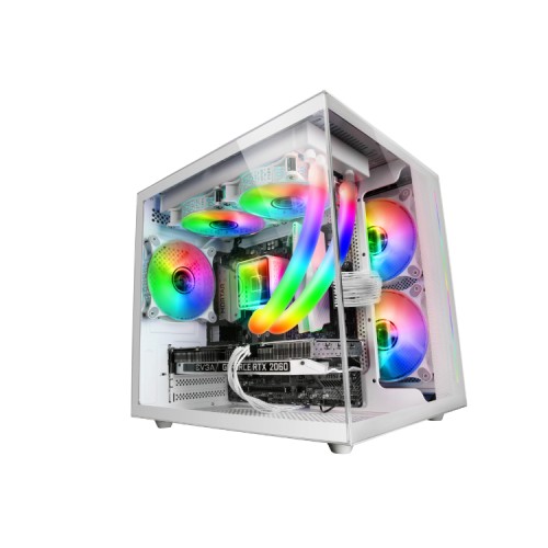 Mars Gaming MicroATX MC-VIEW White Case