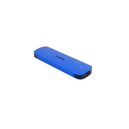 Tooq External Case for M.2 NVMe SSD Blue