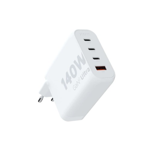 Cargador GaN² Ultra 140W Blanco para Viaje/Pared